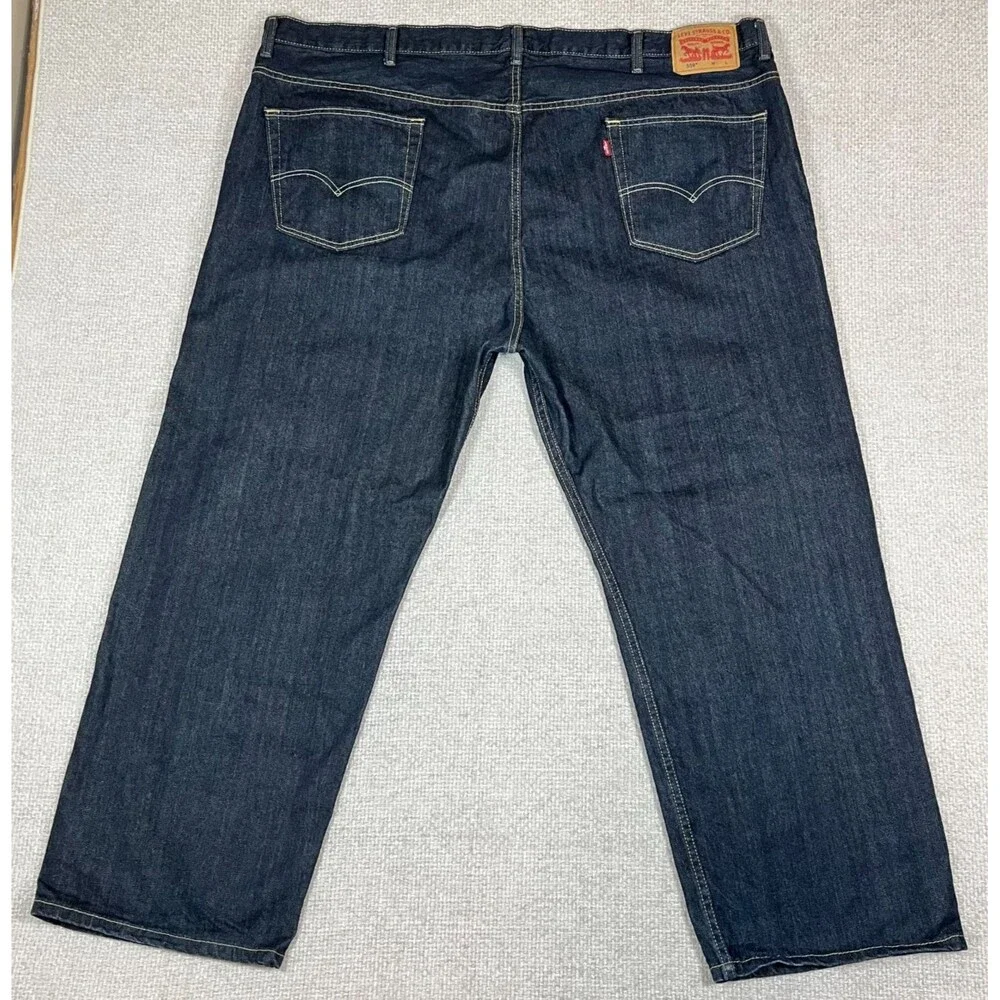 Levi’s 559 Jeans Men's 52x30 Relaxed Straight Fit Blue Denim Cowboy